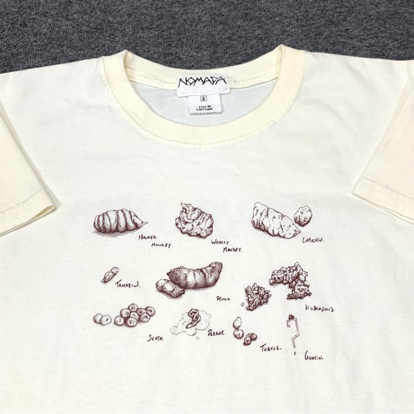 Other - Vintage Merazonia Wildlife Refuge Animal Stool Cream Nature Tee‎ Small